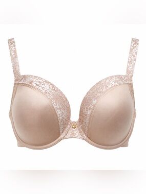 Le Mystere Lace Bra 34G Nude Beige Underwire